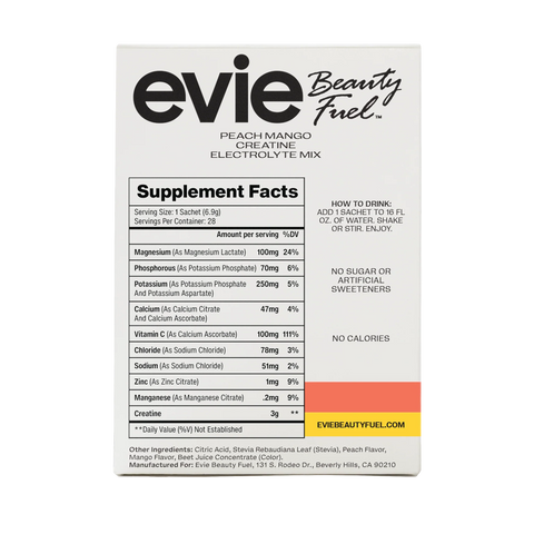 Peach Mango Creatine Electrolyte Mix