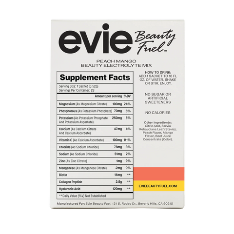 Peach Mango Beauty Electrolyte Mix V2