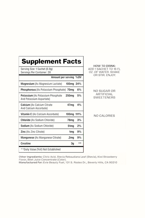 Raspberry Creatine Electrolyte Mix